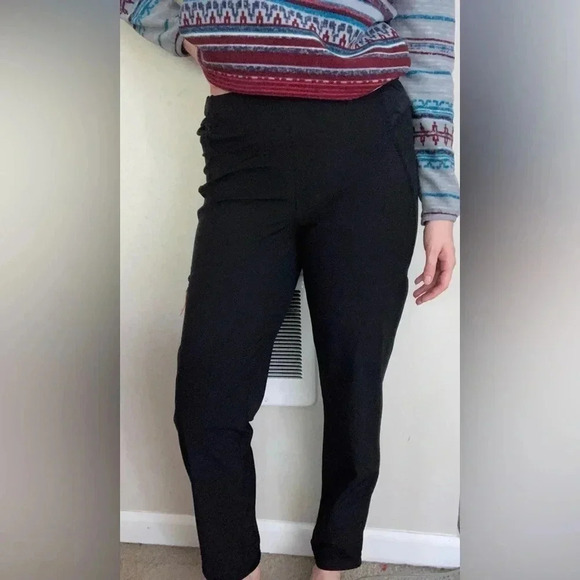 Sweaty Betty Polyamide Side Zip Hiking Pants Size Medium Black - Picture 1 of 6